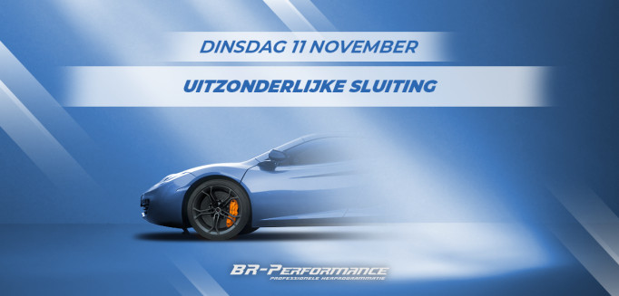 Uitzonderlijke sluiting op 11 november