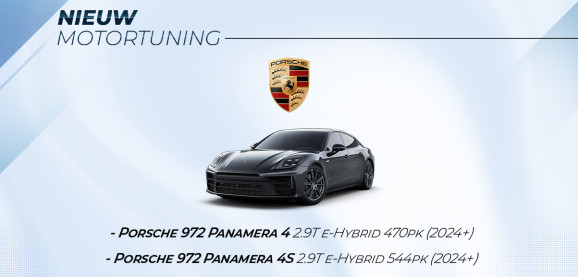 Herprogrammeer uw Panamera!